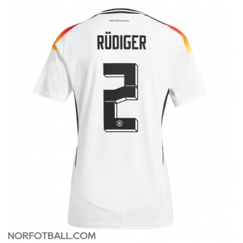 Billige Fotballdrakt Tyskland Antonio Rudiger #2 Replika Hjemmedrakt EM 2024 Kortermet